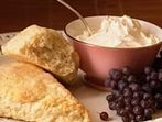 scones and clotted cream