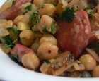 spain chickpeas and sausage